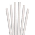 8 1/2x22 White Unwrapped Paper Straw - 1480/Case Y100