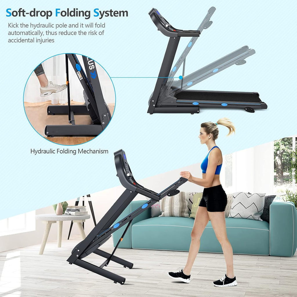 Foldable Treadmill with LCD Display Q581