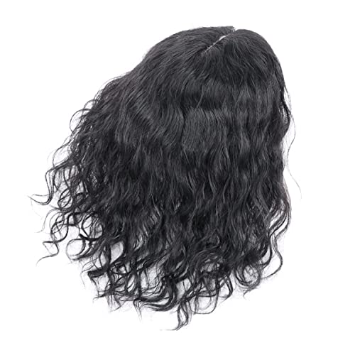 Dark Brown 12" Silktop Human Hair Topper T514547