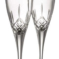 Clear Glass Flute Pair M675