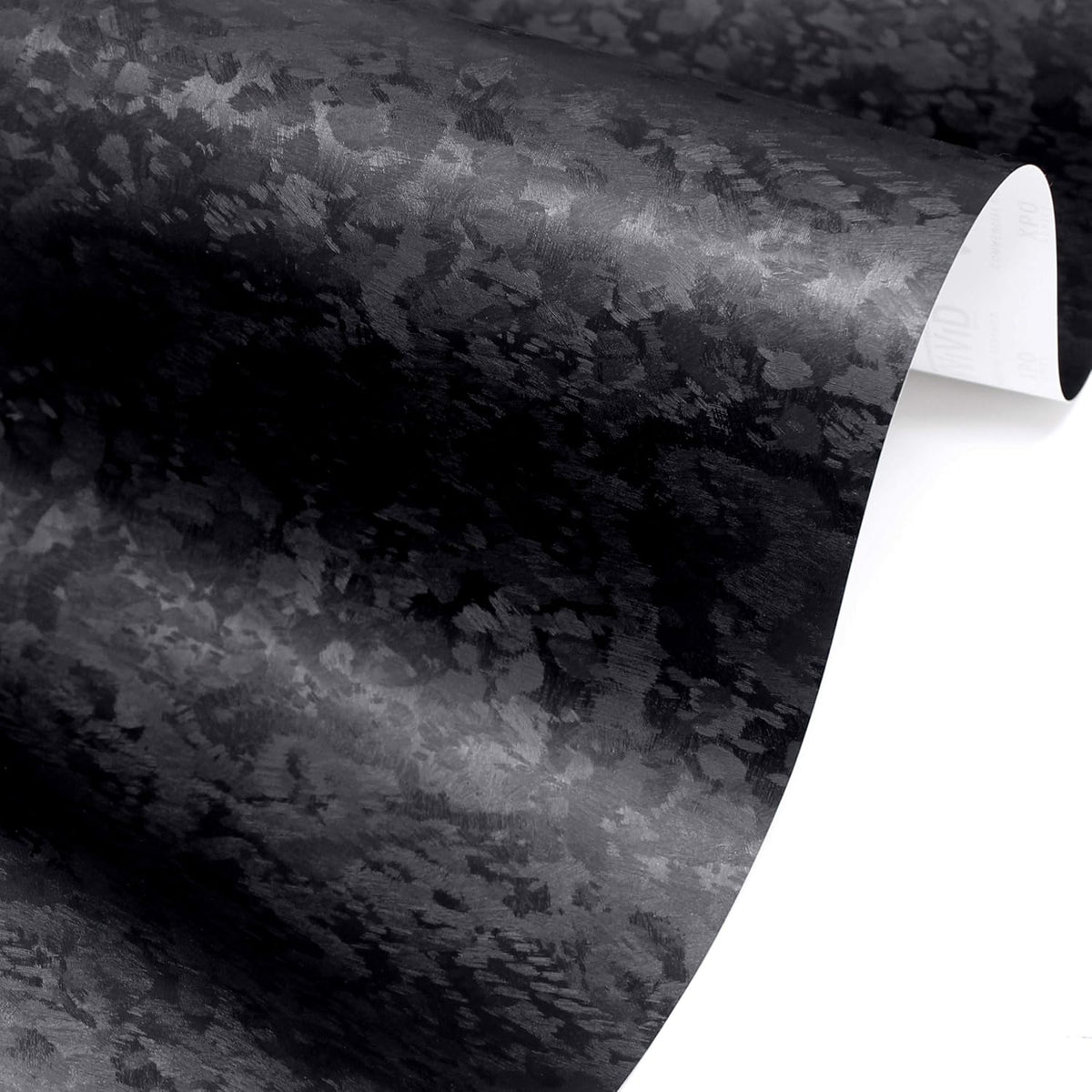 Black Forged Brushed Carbon Fiber Vinyl Wrap 6ft x 5ft Pack of 2 H6255