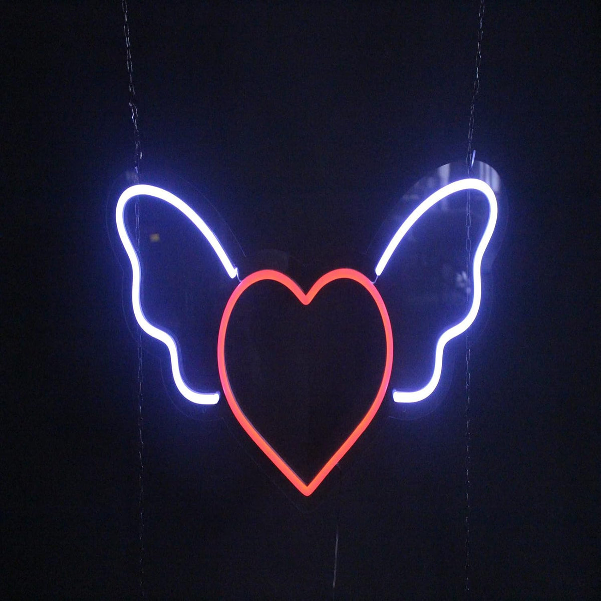 Heart Angel Wings Neon Sign Pack of 2 G4397