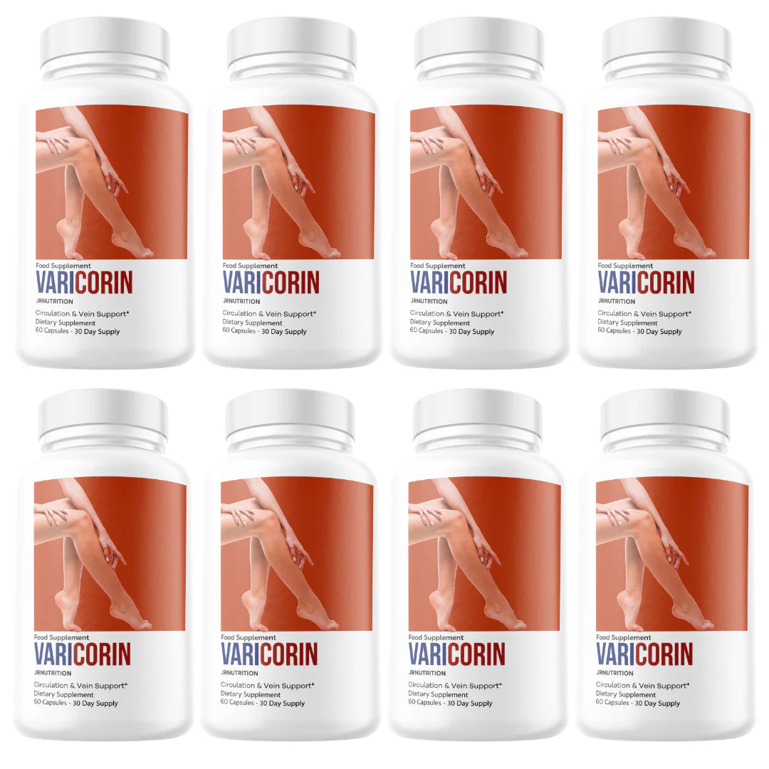 Circulation Vein Support Supplement 8 Bottles J778