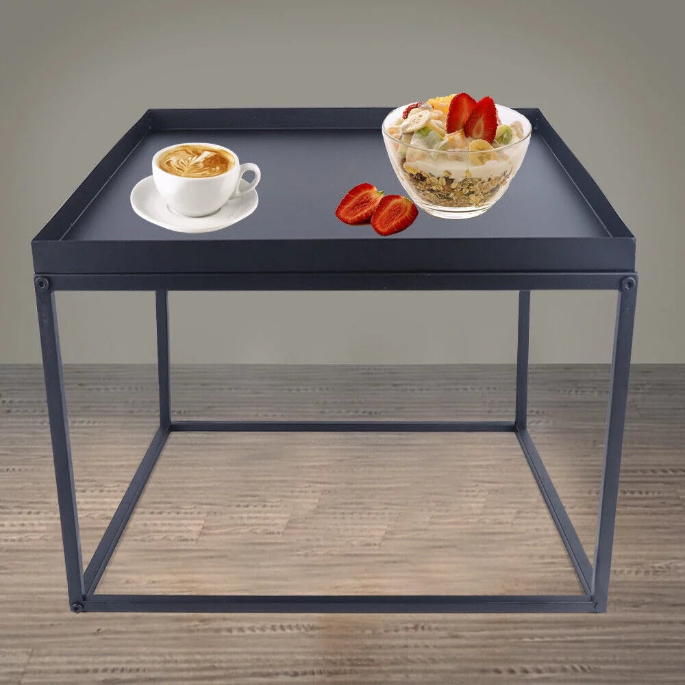 24" Square Metal Coffee Table U6024
