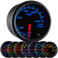 Black 7 Color 250 F Rear Differential Temperature Gauge Kit 2-1/16" 52mm Pack of 2 S908