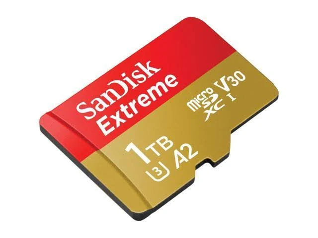 1TB Extreme microSDXC UHS-I U3 A2 Flash Memory Card B48585