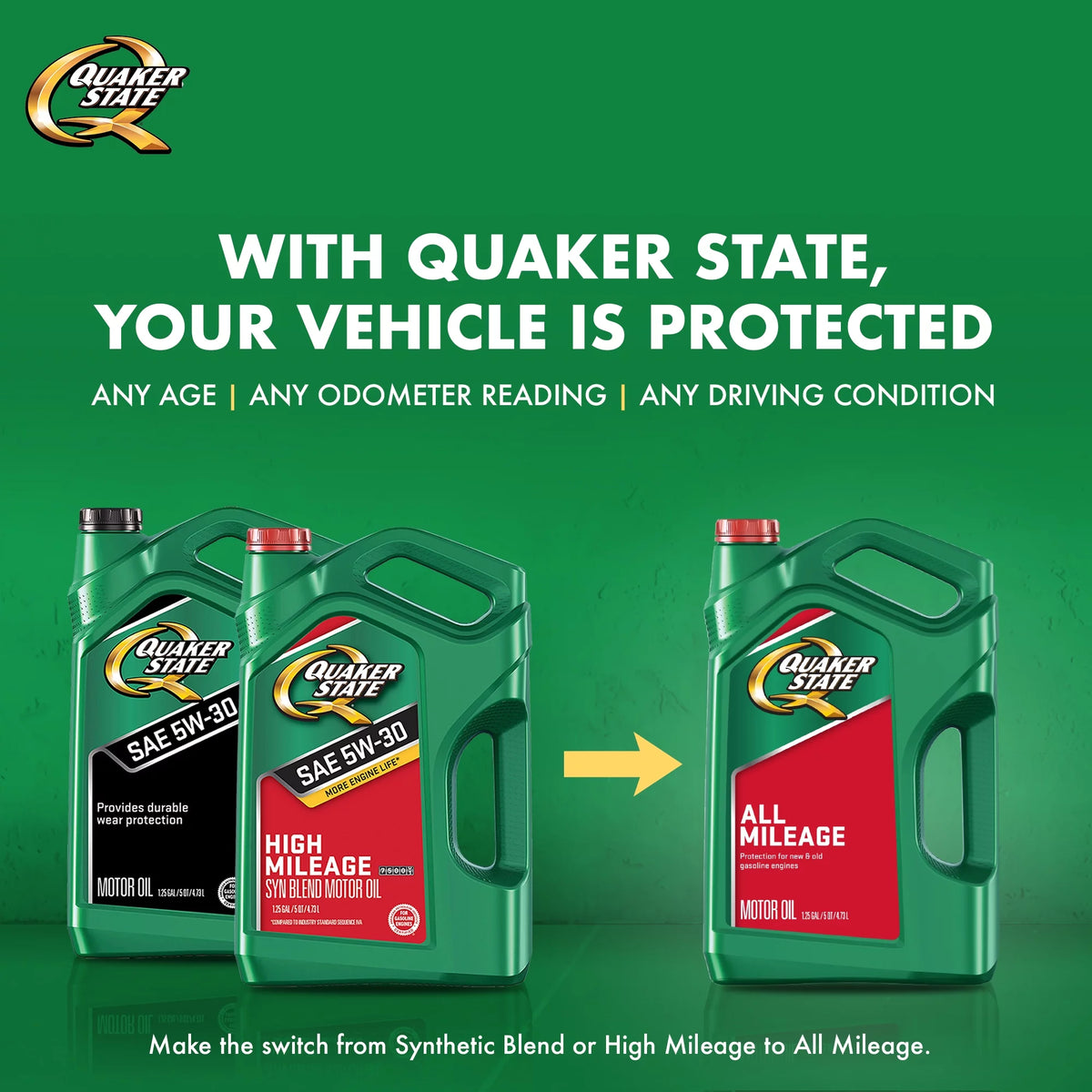 10W-40 Motor Oil, 5 Quart K30623