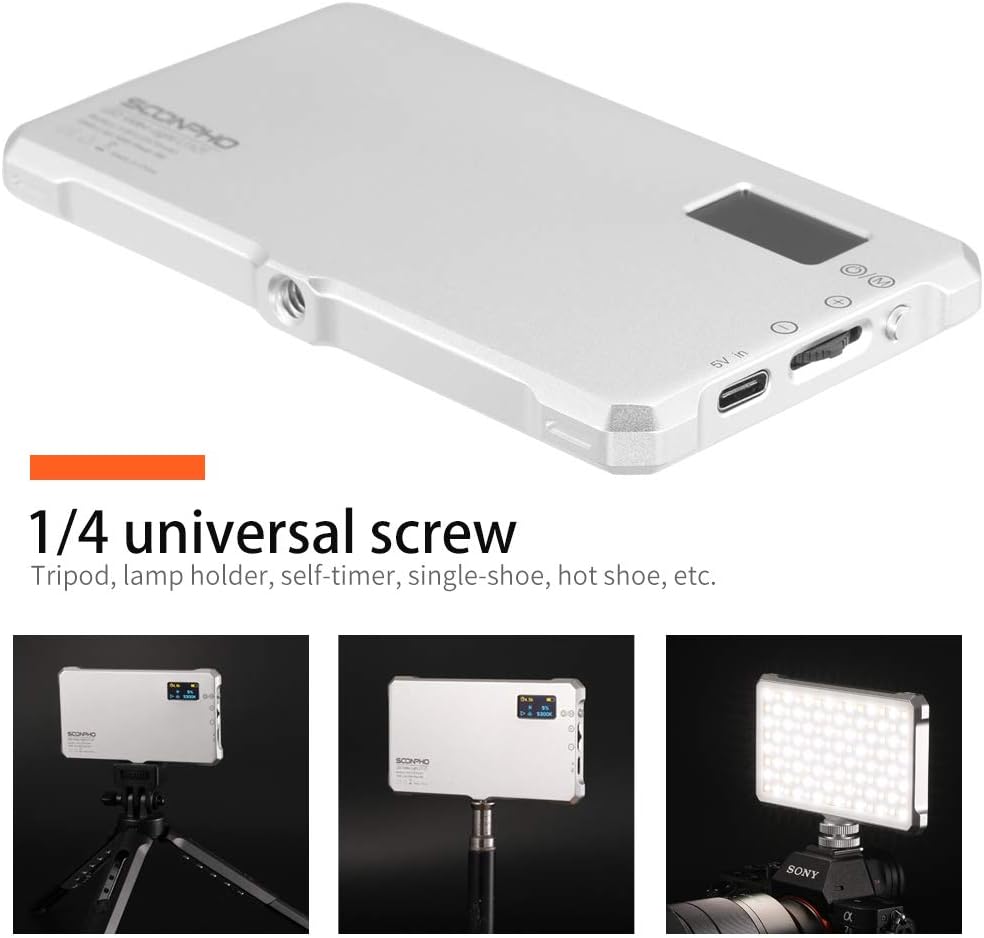 Portable LED Video Light with Rechargeable Battery B5129