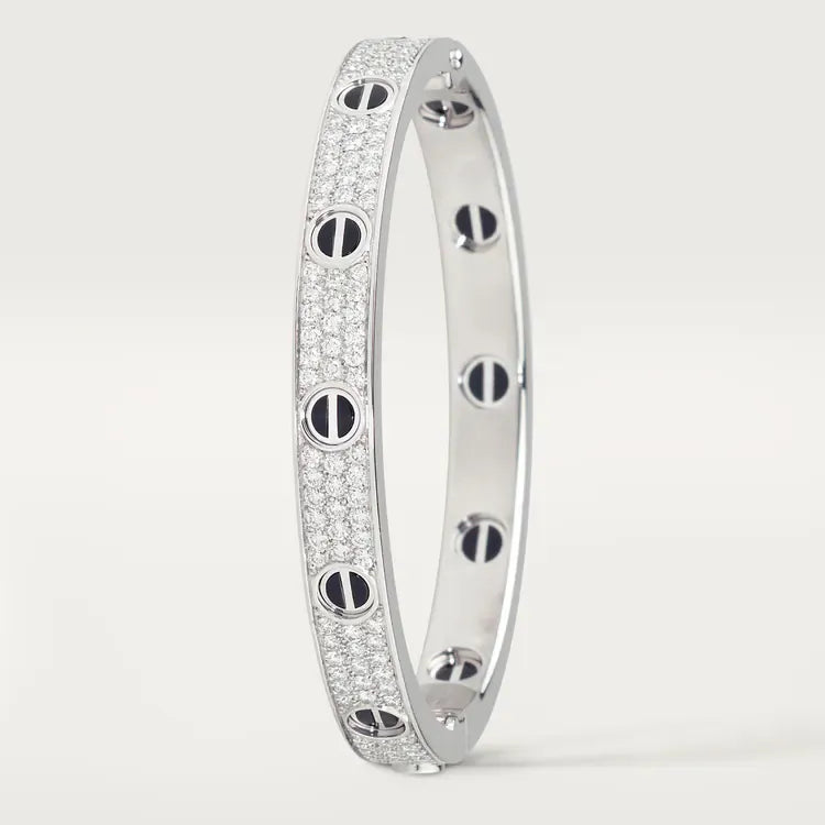 Ceramic Diamond-Paved Bracelet L7131