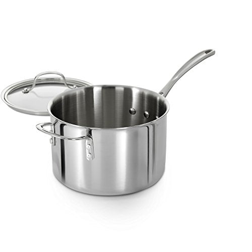 Tri-Ply Stainless Steel 1-1/2-Quart Sauce Pan with Cover H356789