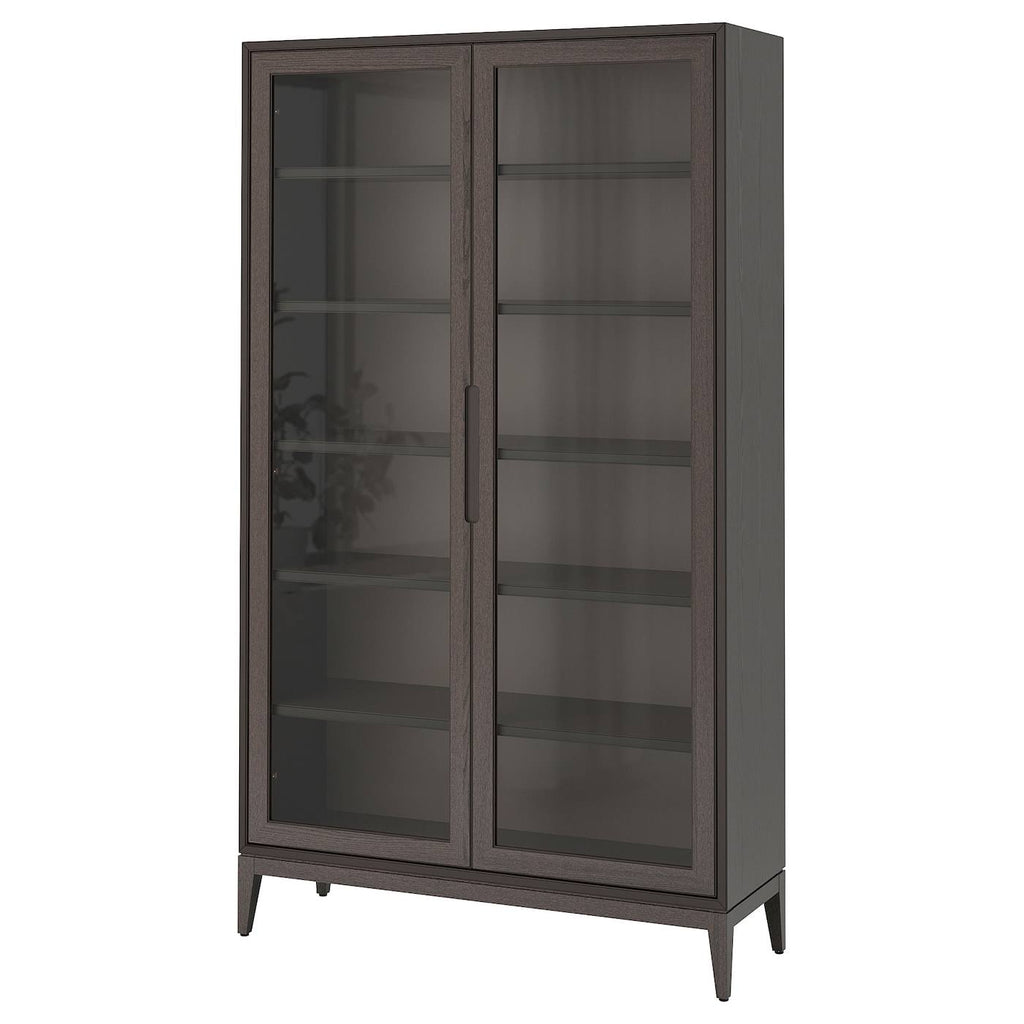 Brown Glass-Door Cabinet S591644