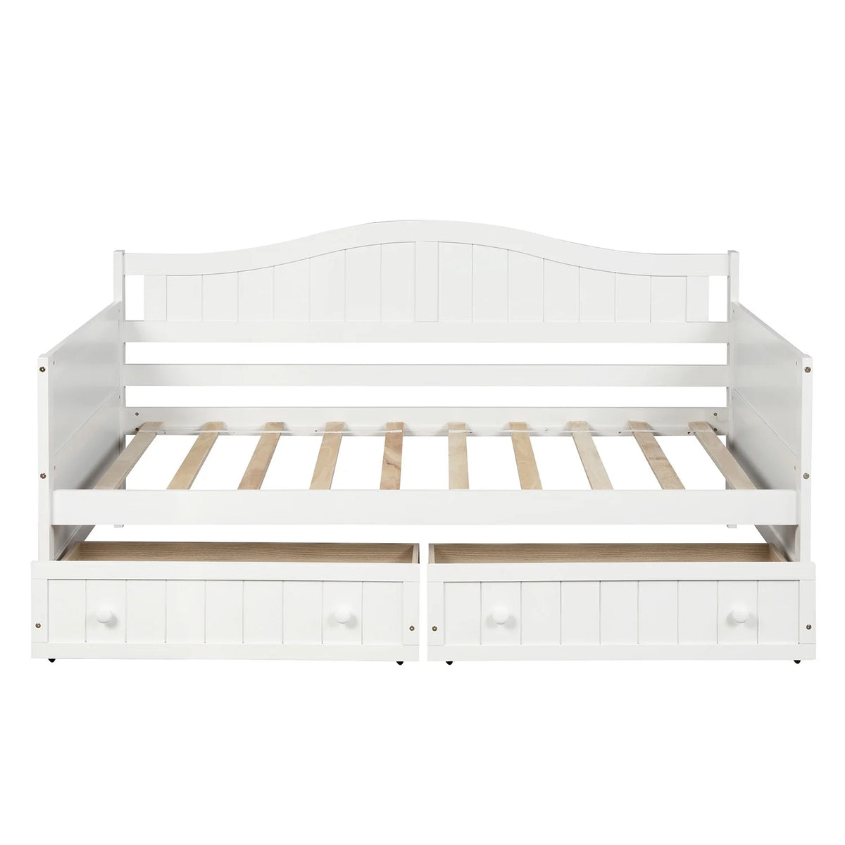 Wood Twin Size Daybed with Two Storage Drawers F33023