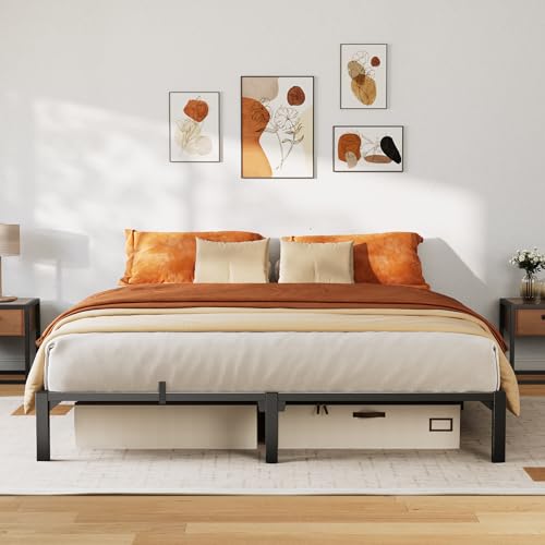10 Inch Full Tool-Free Metal Platform Bed Frame B420