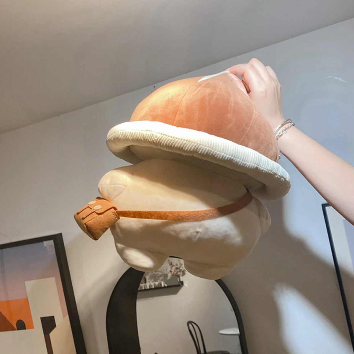 Plush Mushroom Doll Pillow A353