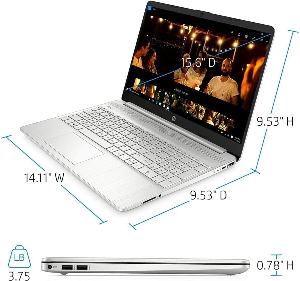 Silver 15.6" Full HD Laptop, 12GB RAM, 128GB SSD, Windows 11 Home A109450