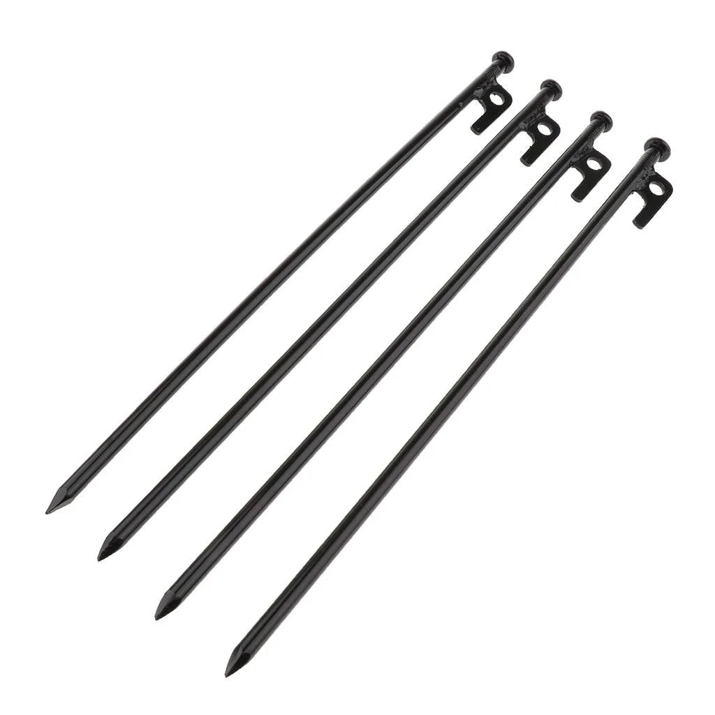 4 Pack Tent Stakes Peg Nails Camping Accessories 40cm D5930