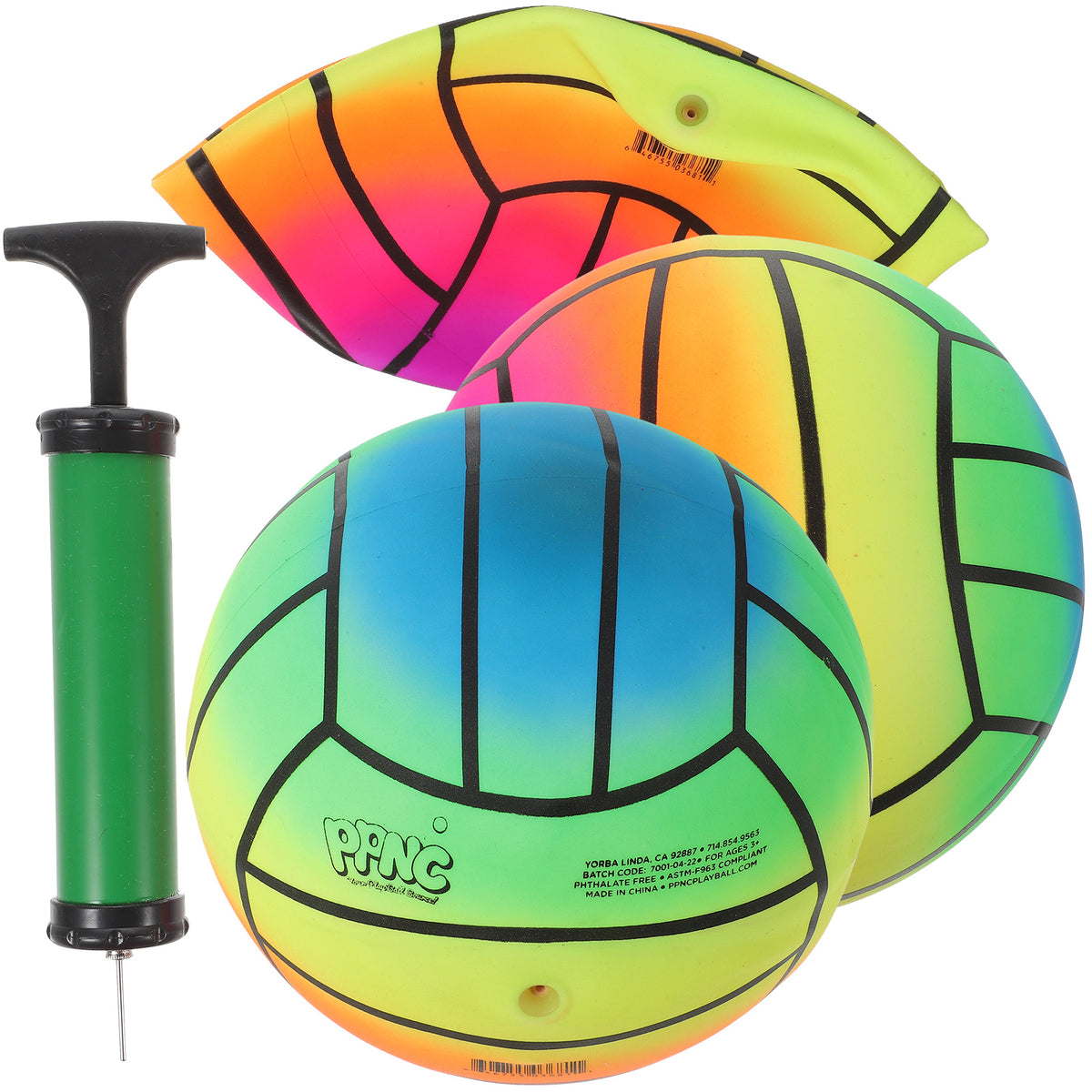 4pcs Kids PVC Inflatable Ball Toy T625304