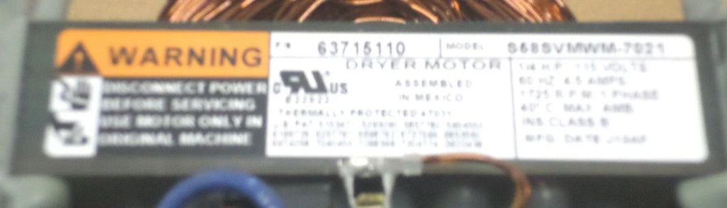 Maytag Neptune Dryer Motor N642310