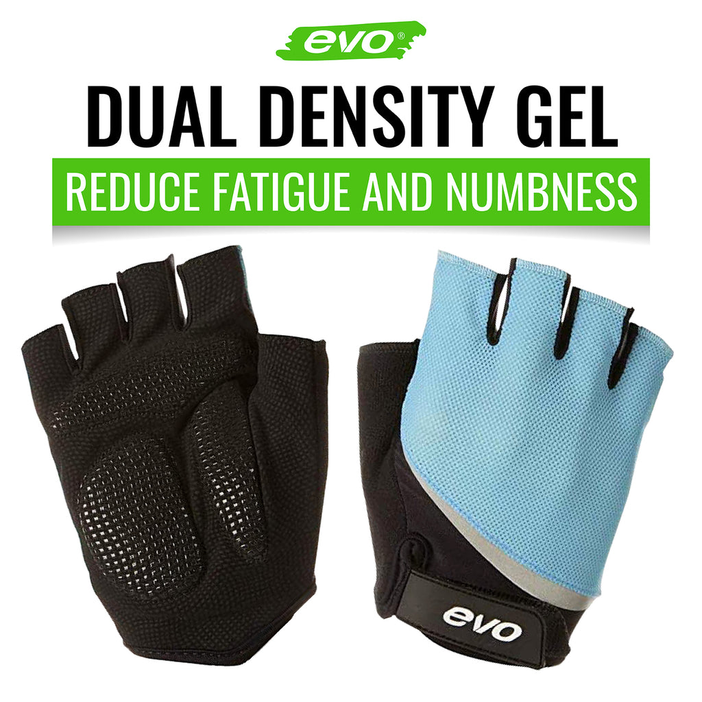 Women's Biking Gel Padded Short Finger Gloves Z88368