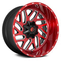 22x10 5X4.5/5.0 -18 Candy Red Milled Wheel G727