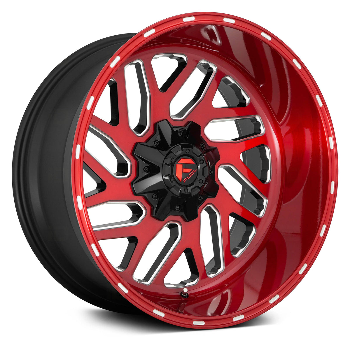 22x10 5X4.5/5.0 -18 Candy Red Milled Wheel G727