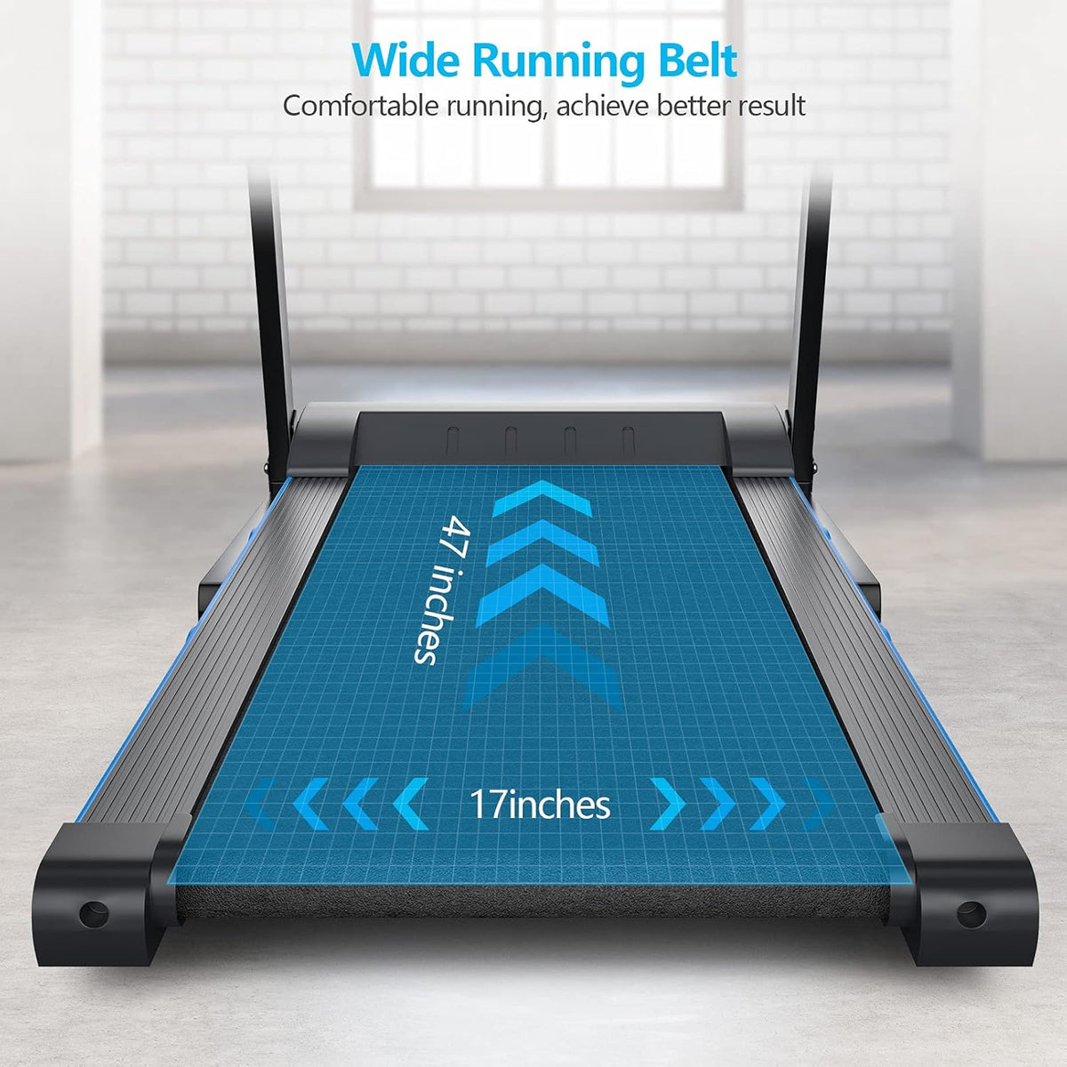 Foldable Treadmill with LCD Display Q581