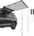 6.5'x6.5' Waterproof UV50+ Retractable Car Side Awning with Carry Bag X997867
