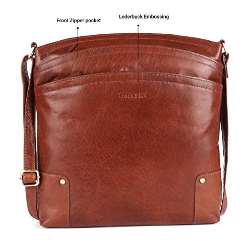Large Soft Real Leather Womens Crossbody Handbags and Purses Y682