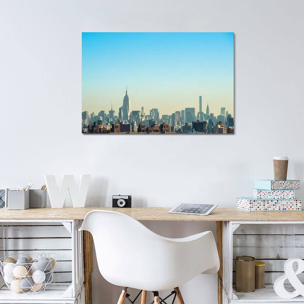NYC Silhouettes Canvas Wall Decor Prints B19526