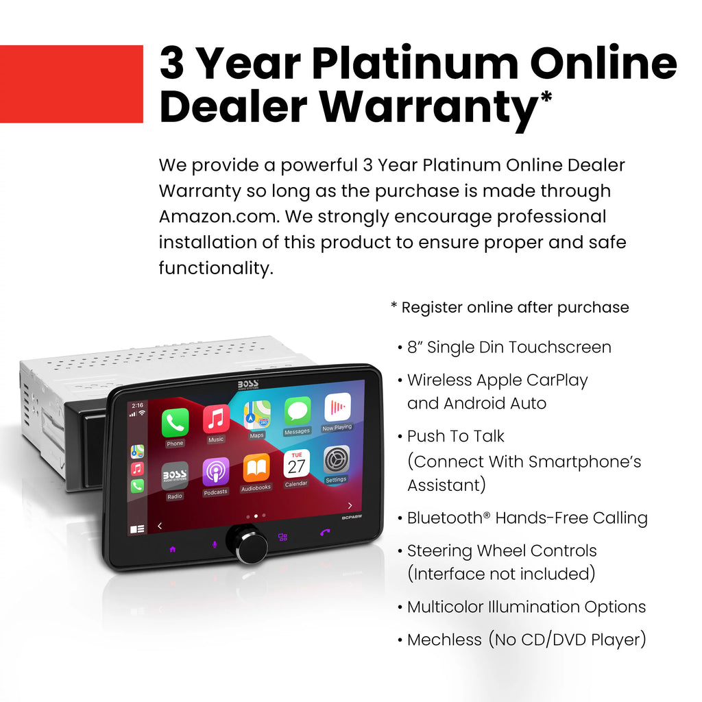 8” CarPlay Android Car Stereo D671