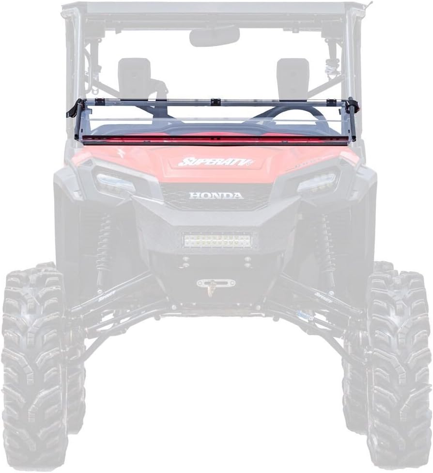 Flip/Fold Down 2-in-1 Windshield for Honda Pioneer 1000/1000-5 Q58081