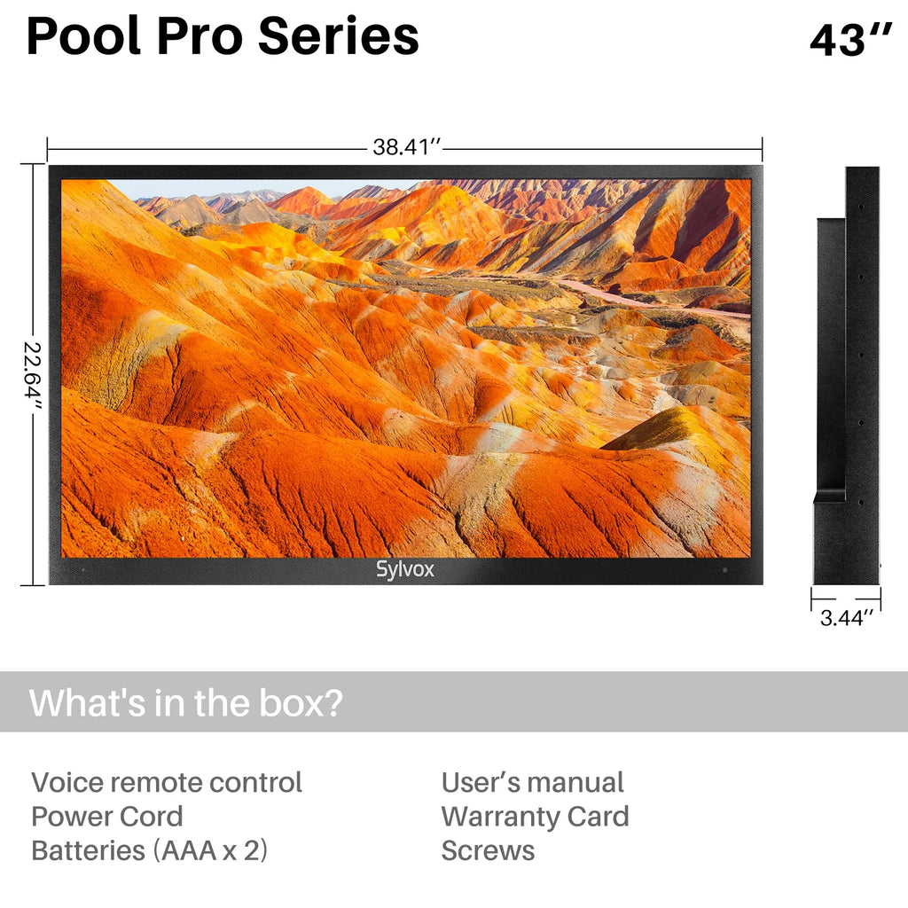43 inch 4K UHD IP55 Weatherproof Outdoor TV A842