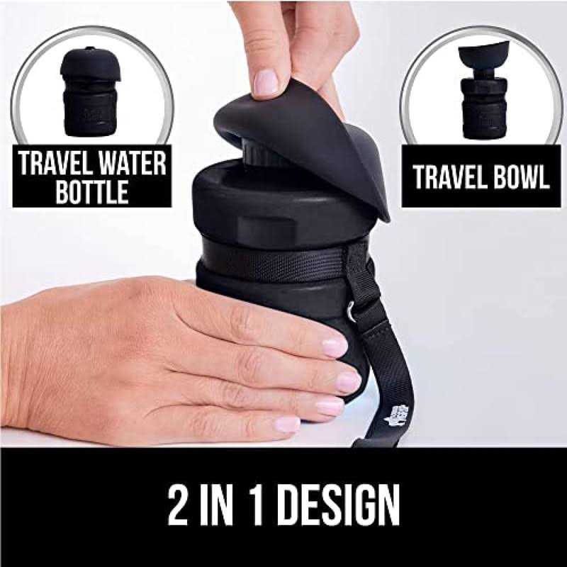 Leak Proof Portable Dog Water Bottle with Bowl Cap N20044