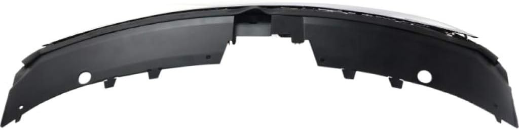 Primed Black Plastic Grille Assembly with Chrome Molding and Distance Sensor Hole X947