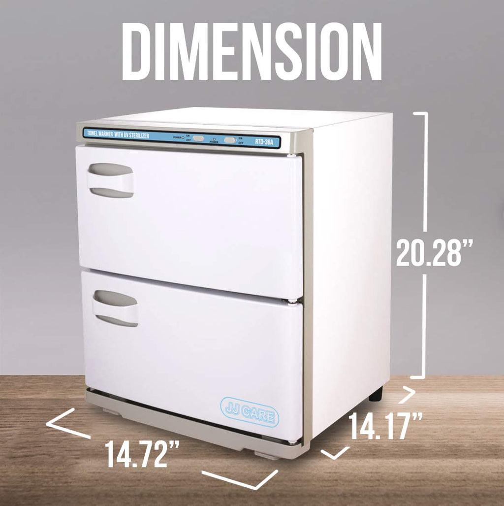 UV Towel Warmer with 36L Capacity, 2-in-1 Spa Hot Towel Warmer and UV Sterilizer H24390