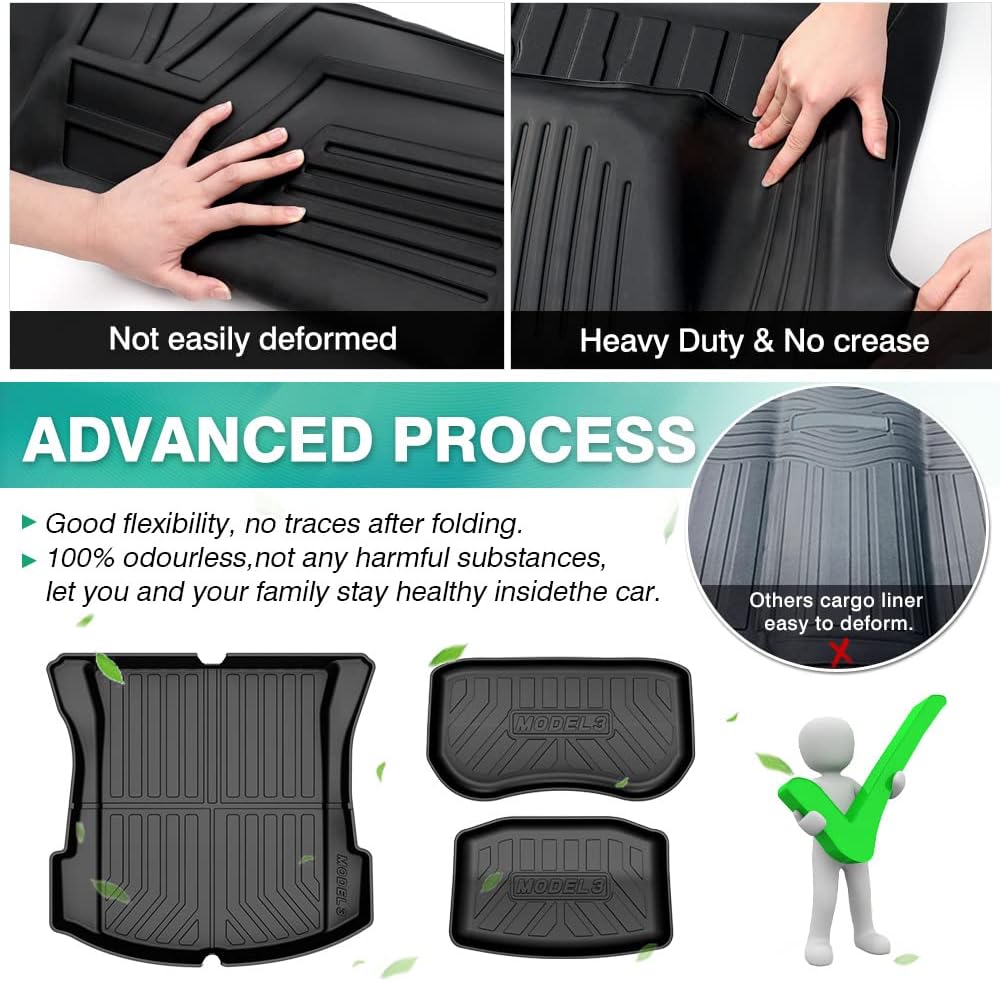 Frunk Cargo Liner Set of 3 Mats W37680