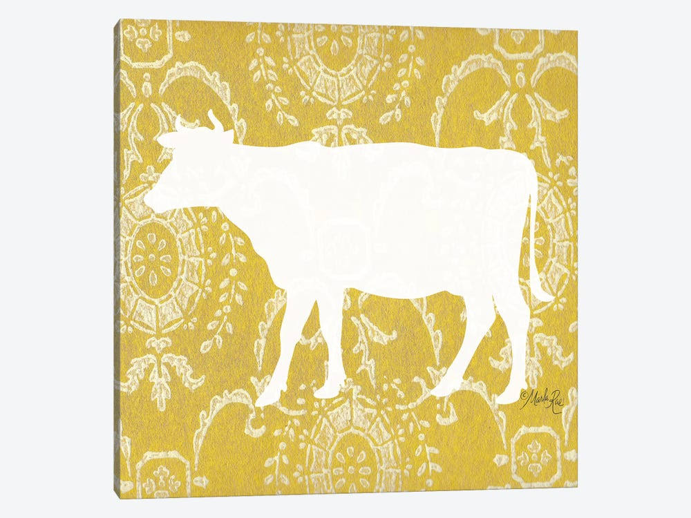 Canvas Art Picture - Cow Silhouette O813530