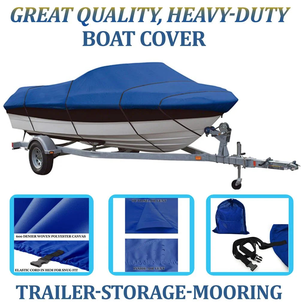 Boat Cover for 17 Aluminum O/B Z12703
