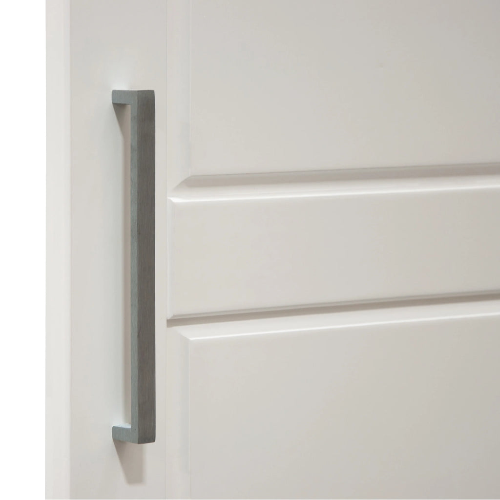 100% Solid Wood White Wardrobe Armoire E25784