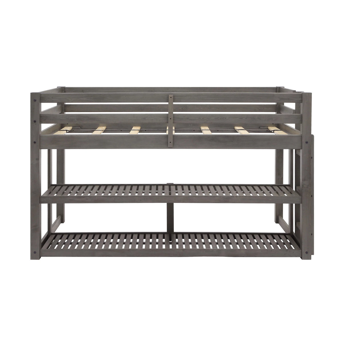 Black Twin Loft Storage Bed K953801