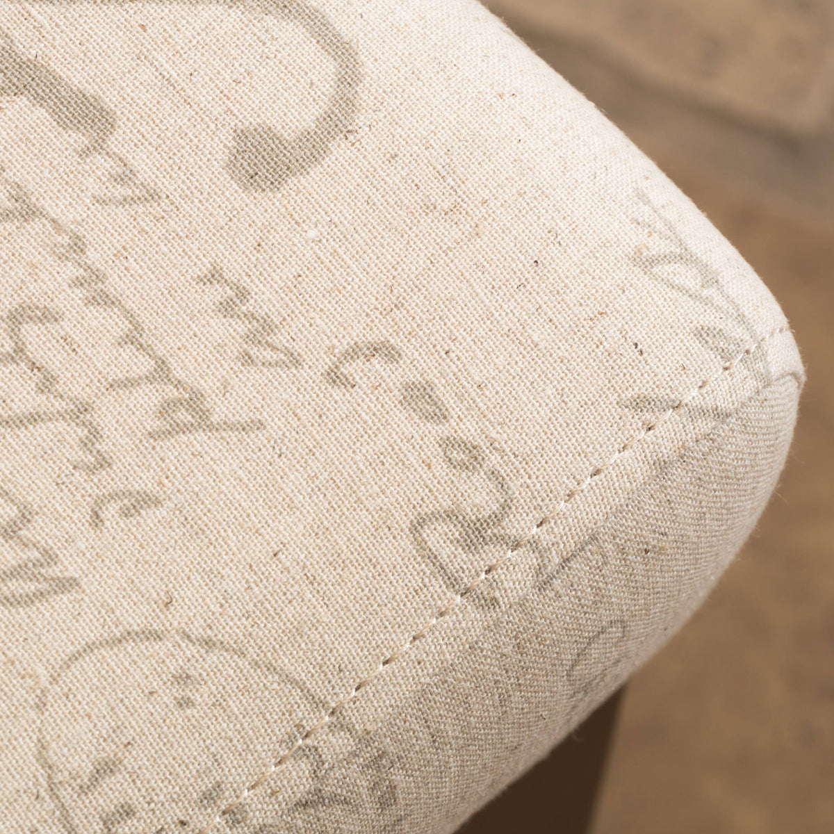 Beige Linen Dining Chair Set of 2 R78987
