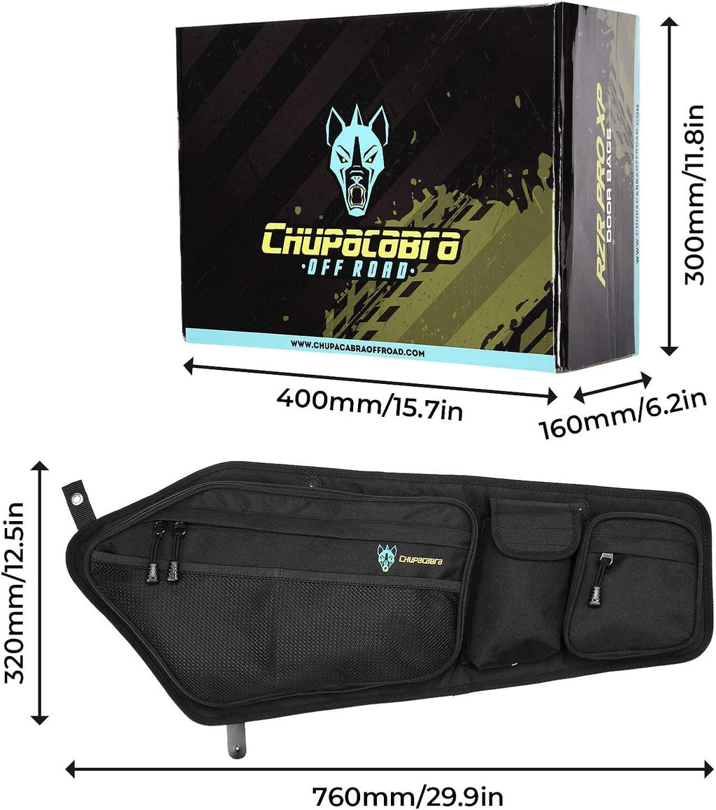 Front Left and Front Right Door Bags with Removable Knee Cushion V850