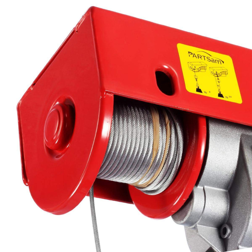 Electric Cable Hoist with Wireless Remote Control, 38ft Lift Height V798