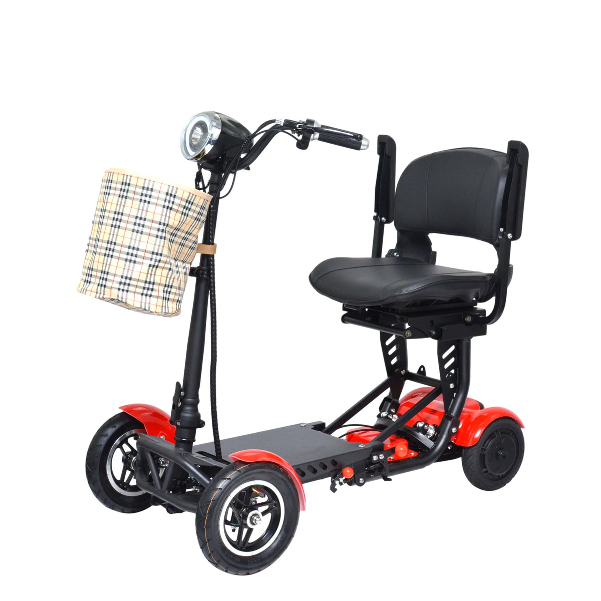 Compact Electric Scooter with Adjustable Seat and Padded Armrests E1276