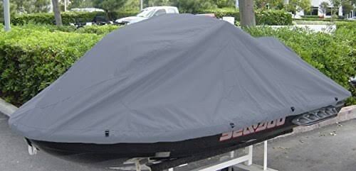 Jet Ski Personal Watercraft Cover in Charcoal Grey, Fits Up to 128 inch Y481031