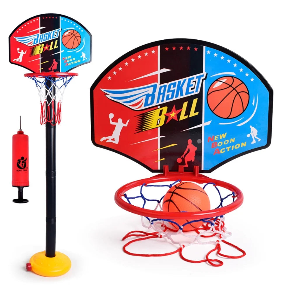 Adjustable Kids Mini Basketball Hoop Stand Toys T3351