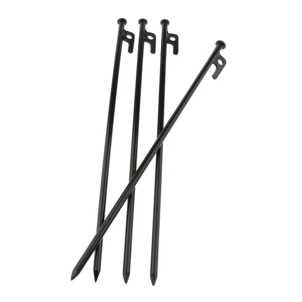 4 Pack Tent Stakes Peg Nails Camping Accessories 40cm D5930