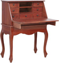 Brown Solid Mahogany Secretary Desk B7033