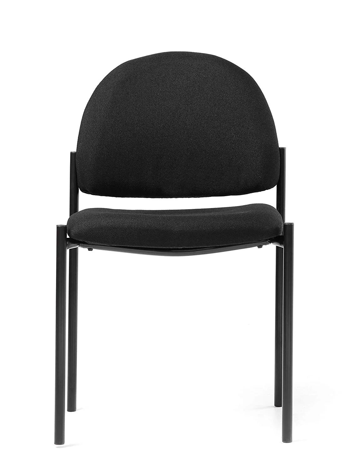 Black Fabric Stackable Guest Chair V473