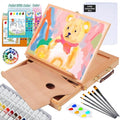 29 Pcs Acrylic Paint Set with Tabletop Easel F833982